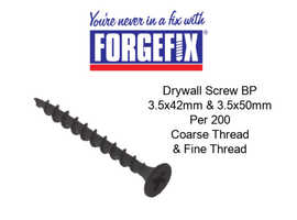 BLACK COATED DRY WALL SCREWS COARSE AND FINE THREAD FROM £3.00