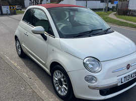 Fiat 500, 2013 (13) White Convertible, Manual Petrol, 79,000 miles