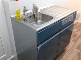 Matt Colonial Blue Kebworth kitchen doors & drawer frontser