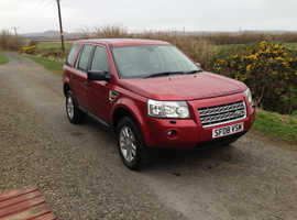 Land Rover Freelander,4X4  2008 (08) Red Estate, Manual Diesel, 131,320 miles FSH VGC DELIVERY AVAILBLE