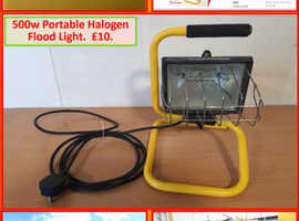 500w Portable Halogen Flood Light.