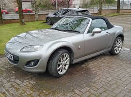 Mazda MX-5, 2010 (60) Silver Convertible, Manual Petrol, 51,488 miles