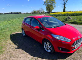 Ford Fiesta, 2015 (65) Red Hatchback, Manual Petrol, 105,000 miles