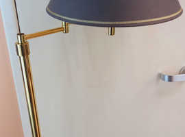 Stunning Brass Floor Lamp Stand And Shade