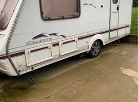 swift celeste 2004  2 berth with power touch mover plus awning