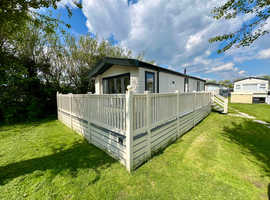 Stunning Single Lodge With Decking On Corner Plot At Seal Bay Resort In Selsey