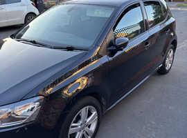 Volkswagen Polo, 2017 (17) black hatchback, Manual Diesel, 67,000 miles