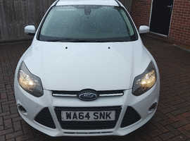 Ford Focus, 2014 (64) White Hatchback, Manual Diesel, 155,844 miles