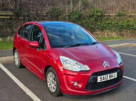 Citroen C3, 2012 (12) Red Hatchback, Manual Petrol, 76800 miles