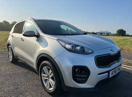 Kia Sportage, 2016 (16) silver estate, Manual Petrol, 134,000 miles