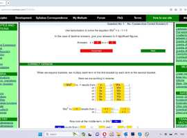 MATHS AND CHEMISTRY TUITION OFFERED, TO GCSE AND A LEVEL
