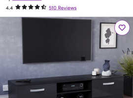 Muskoka Black TV Unit for TV up to 70"