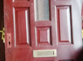 Door exterior solid hardwood 33x78inch