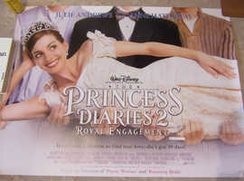 Disney the Princess diaries2 2004 Anne Hathaway cinema quad poster 40x30