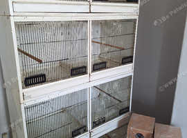 Bird breeding cages and nestboxes