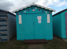 Beach Hut 75 Dovercourt front row