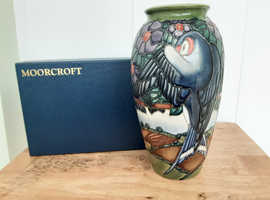 Moorcroft Vase 'Swallows' By Rachel Bishop No 62/500