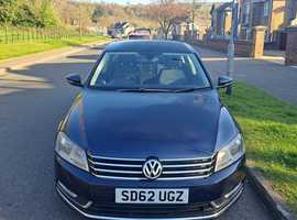 Volkswagen Passat, 2012 (62) Blue Saloon, Manual Diesel, 81,000 miles