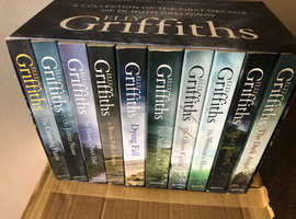 10 Ellie Griffiths boxed set. 2 Freida McFadden novels. 10 illustrated Princess Diana .3 biographies plus various sagas. 80 books in total