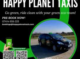 Leading Ecofriendly Taxi Service in Devon, UK | Happy Planet Taxis