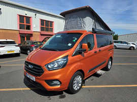 Ford Custom Trento 3 By Wellhouse 170ps Automatic 2020 only 28,000 miles in orange glow with leather & extras.