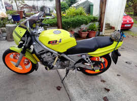 Rare Honda CB1, probably the only one on Isle of Man.  Great highly visible colours, been seen and be safe
