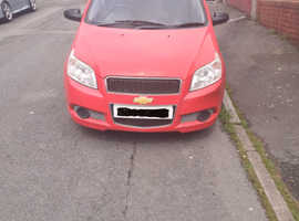 Chevrolet Aveo, 2009 (09) Red Hatchback, 1.2 petrol 11 months MOT