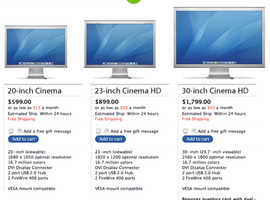 Genuine 30" Mac Cinema Monitor
