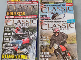 6 Classic Bike Guide Magazines.