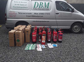 Fire extinguisher sales and servicing, fire risk assessments, fire signage