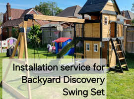 Installation service for Backyard Discovery Swing Set