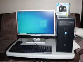 HP Desktop PC Computer System with SSD