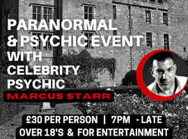 Paranormal Investigations & Psychic Mediumship with Celebrity Medium Marcus Starr @ Hazlewood Castle