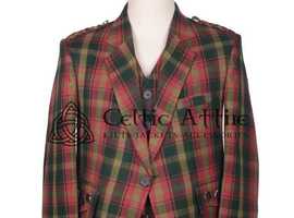 Maple Leaf Tartan Argyll Jacket and Waistcoat (45% Off)