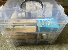 Sassy Saints Nail Kit + many others in storage box