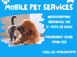 Mobile Pet Pregnancy Ultrasound - Microchipping - Cytology