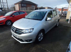 Dacia Sandero, Lauraete TCE2016 (66) Silver Hatchack LEZ COMPLIANT