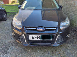 Ford Focus, 2014 (14) Black Hatchback, Manual Diesel, 130,000 miles