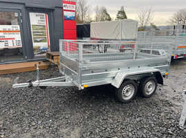 BRAND NEW 8,7ft x 4,2ft TWIN AXLE NIEWIADOW TRAILER WITH 40CM MESH 750KG