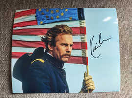 Genuine, Signed Photo, 10"x8", Kevin Costner (Actor - Dance With Wolves) + COA