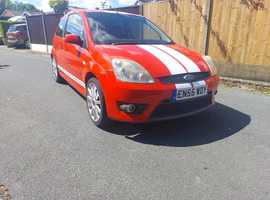 Ford Fiesta, 2006 (55) Red Hatchback, Manual Petrol, 133,392 miles