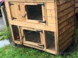 Double Tier Rabbit Hutch