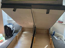 Ottoman Bed Frame with Tranquil 2500 Memory Foam Mattress