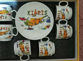 6-piece coffee cup set shipped from Turkey with free international shipping.