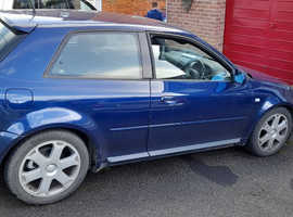 Audi A3, 2000 (W) Blue Hatchback, Manual Petrol, 104,989 miles