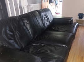 Dfs 3 seater leather sofa free