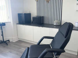 Male intimate waxing and massage