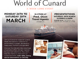 Step Aboard the Wolrd of Cunard