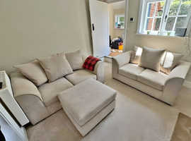 Chelsea Sofa ¬ 3 Seater Sofa and 2 Seater Sofa ¬ Sofa with Footstool for Sale