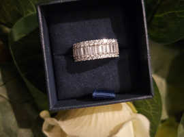 NEW Silver 925 ring CZ stones